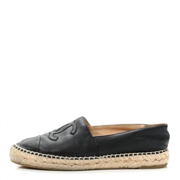 CHANEL Shoes - Chanel Lambskin Espadrilles